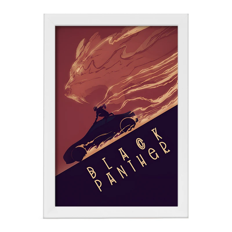 تابلو خندالو مدل Black panther کد F10513