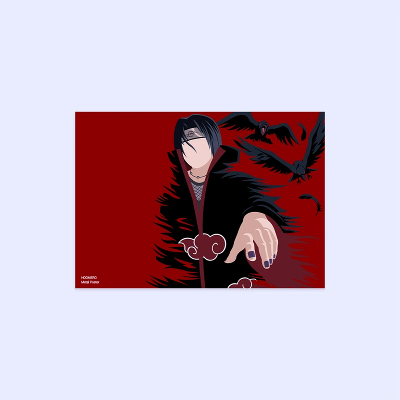 پوستر هومرو مدل فلزی طرح انیمه ناروتو کد PS1300