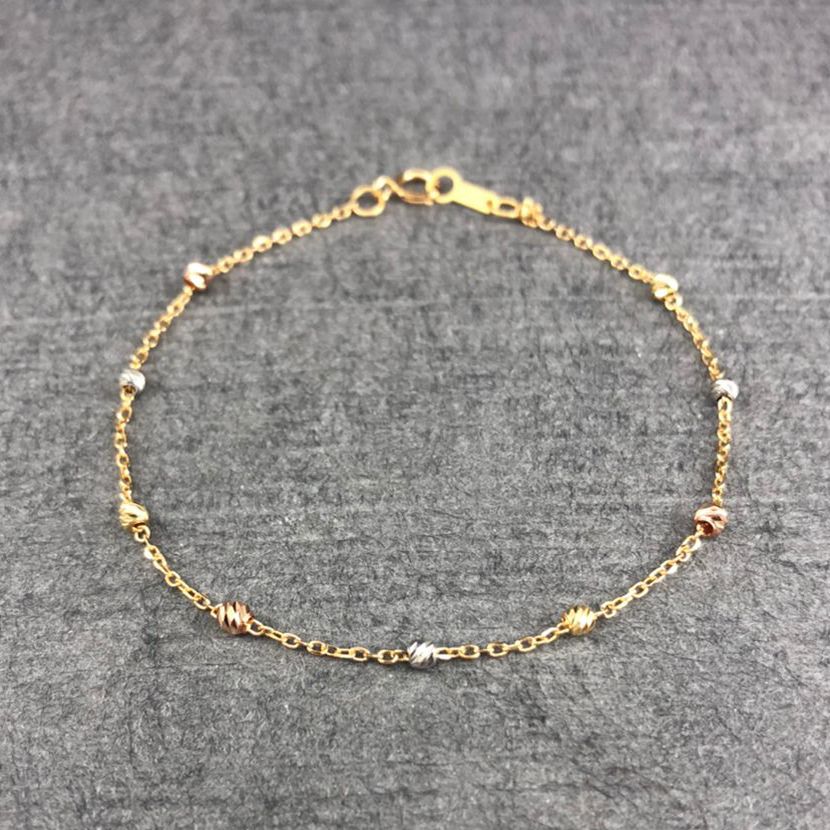 دستبند طلا 18 عیار زنانه دوست خوب مدل dk176 -  - 2