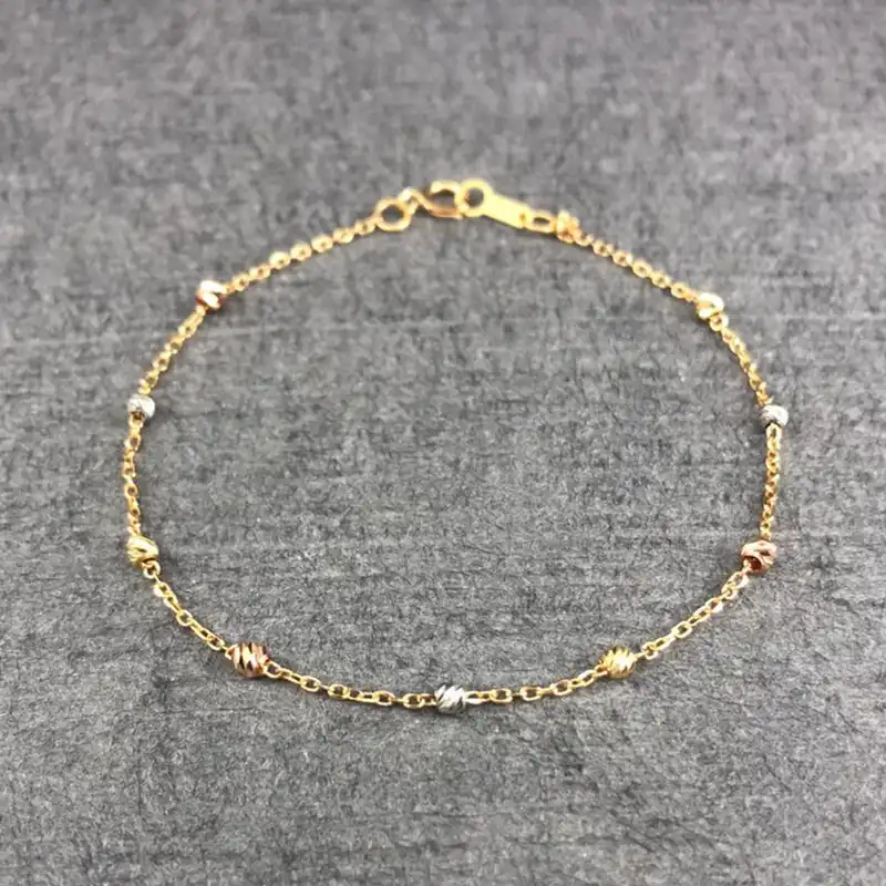 پابند طلا 18 عیار زنانه دوست خوب مدل dk099