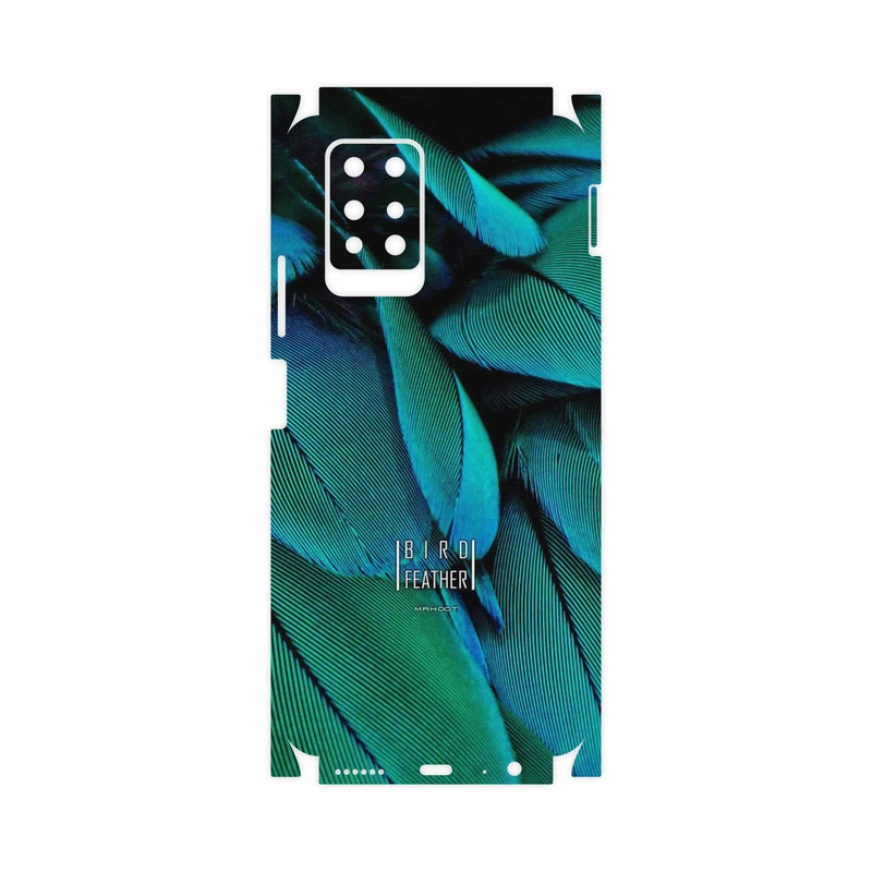 برچسب پوششی ماهوت مدل Green Feather-FullSkin مناسب برای گوشی موبایل اینفینیکس Note 10 Pro