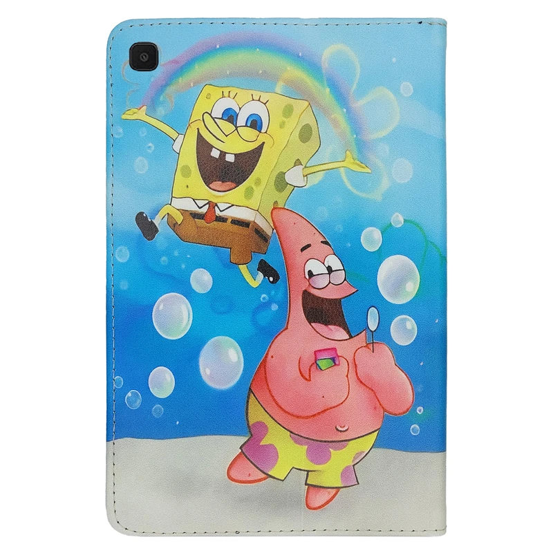 کیف کلاسوری مدل باب اسفنجی کد TB342 مناسب برای تبلت سامسونگ Galaxy Tab A 10.1 2019 T510 / T515