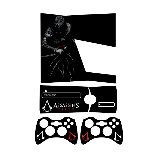 برچسب ایکس باکس 360 اسلیم طرح Assassins Creed کد 4 مجموعه 4 عددی