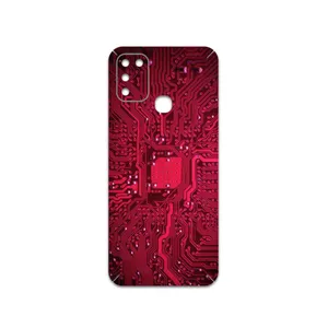 MAHOOT Red-Printed-Circuit-Board Cover Sticker for Infinix Hot 11 Play