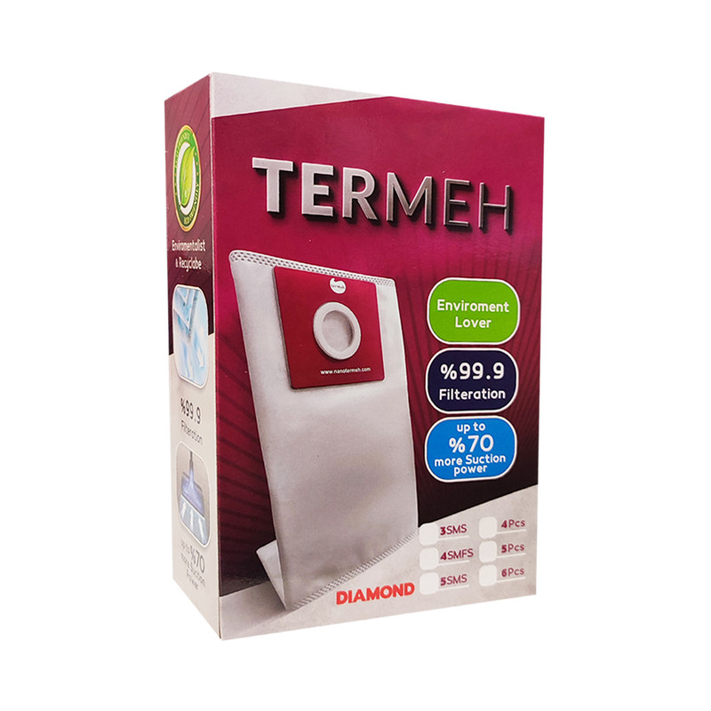 پاکت جاروبرقی ترمه مدل 001 مناسب برای جاروبرقی دیاموند بسته 5 عددی