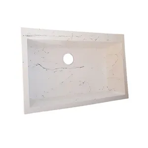 سینک ظرفشویی گرانیت توکار یک لگنه سینک گرانیتی مدل MAKwbv1