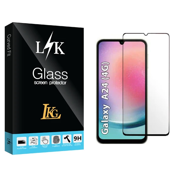 محافظ صفحه نمایش سرامیکی ال کا جی مدل LK مناسب برای گوشی موبایل سامسونگ Galaxy A24 4G