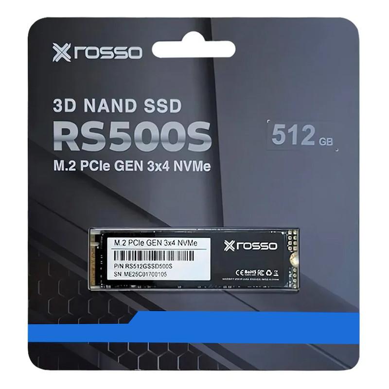 اس اس دی اینترنال M.2 PCIe Gen3 x4 NVMe روسو مدل RS512GSSD500S ظرفیت 512 گیگابایت