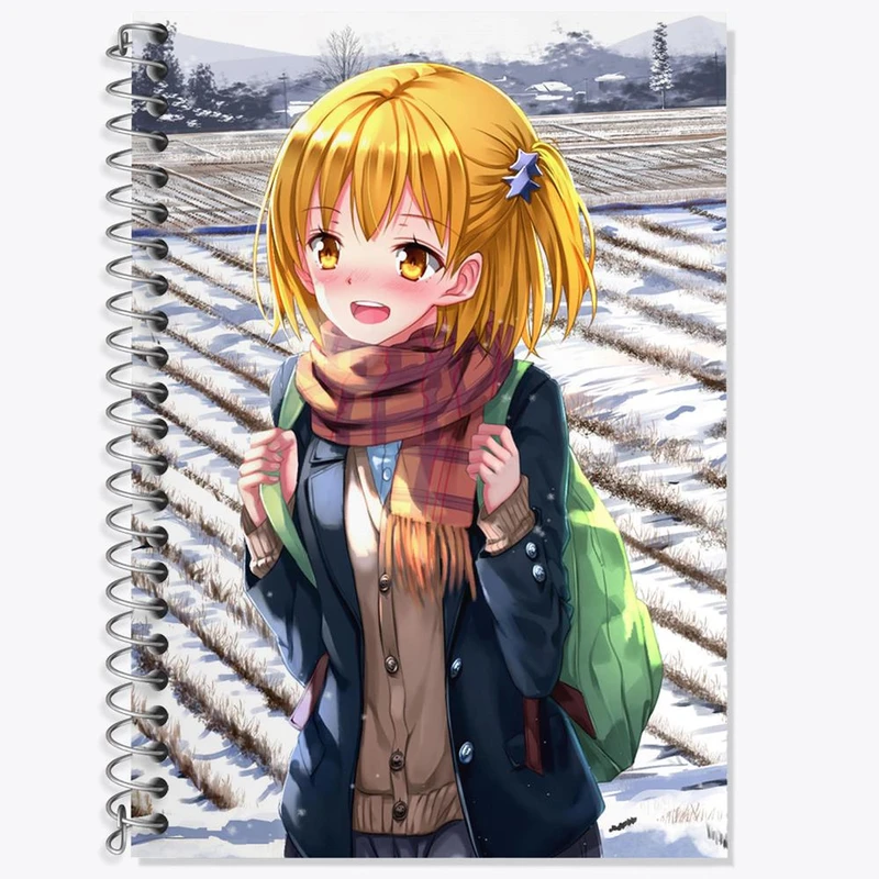 دفتر زبان 50 برگ خندالو مدل سه خط طرح هیتوکا انیمه هایکیو Haikyu کد 17774