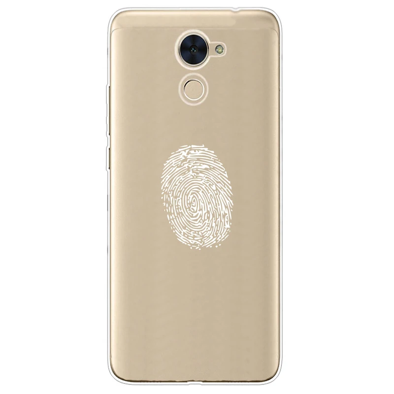 کاور مگافون طرح اثر انگشت مدل C62-W مناسب برای گوشی موبایل هوآوی Y7 2017 / Y7 Prime 2017