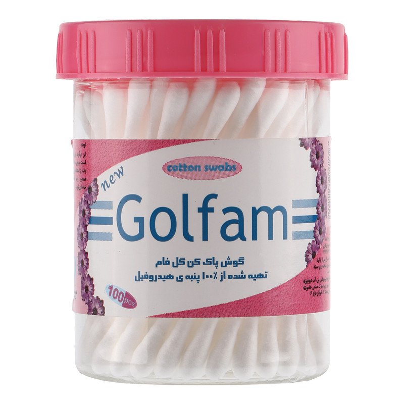 گوش پاک کن گلفام مدل 1 بسته 100 عددی