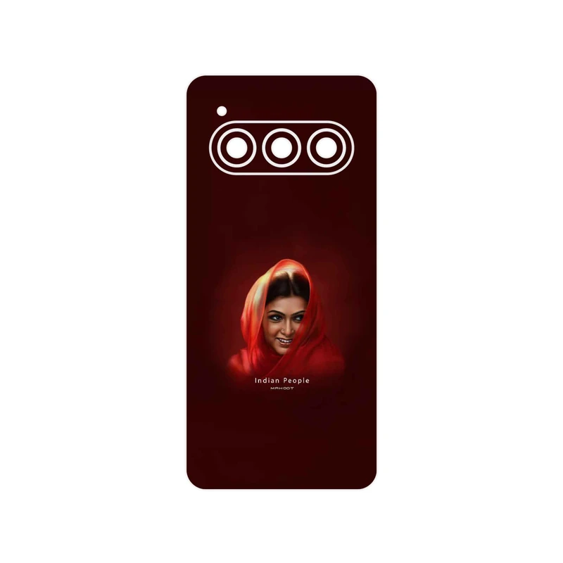 برچسب پوششی ماهوت مدل Portrait of an Indian Woman مناسب برای گوشی موبایل داریا Bond II 5G