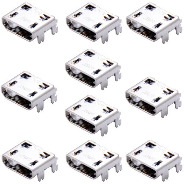  سوکت شارژ موبایل مدل A104 مجموعه 10 عددی