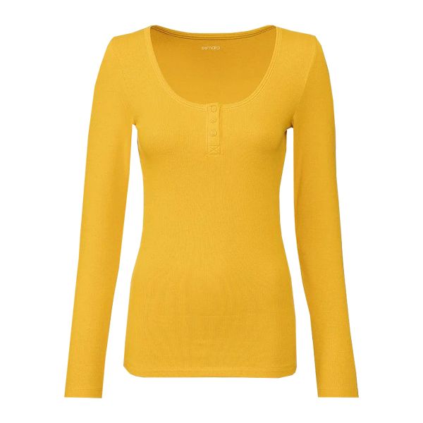 تی شرت آستین بلند زنانه اسمارا مدل میل کبریتی کد SM23 - - 1