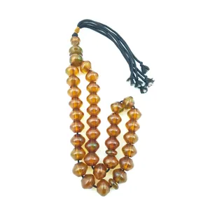 تسبیح مدل کهربا پرچمی کد 2