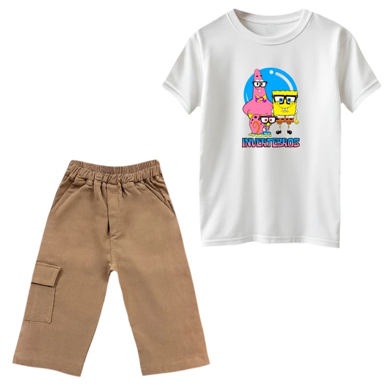 ست تی‌شرت و شلوارک پسرانه مدل باب و دوستان