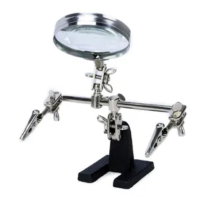 گیره مونتاژ مدل jm-501 به همراه ذره بین