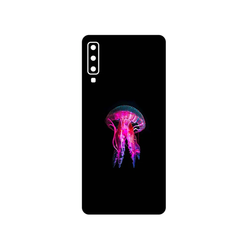 برچسب پوششی ماهوت مدل jellyfish مناسب برای گوشی موبایل سامسونگ Galaxy A7 2018