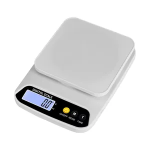 ترازو آشپزخانه دیجیتال مدل  scale-Stainless حداکثر ظرفیت قابل اندازه‌گیری 10 کیلوگرم با دقت اندازه‌گیری 1 گرم