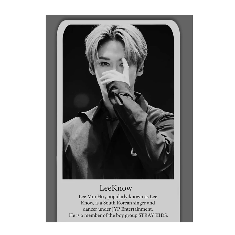 پوستر مدل استری کیدز Stray kids طرح لینو Leeknow کد 303