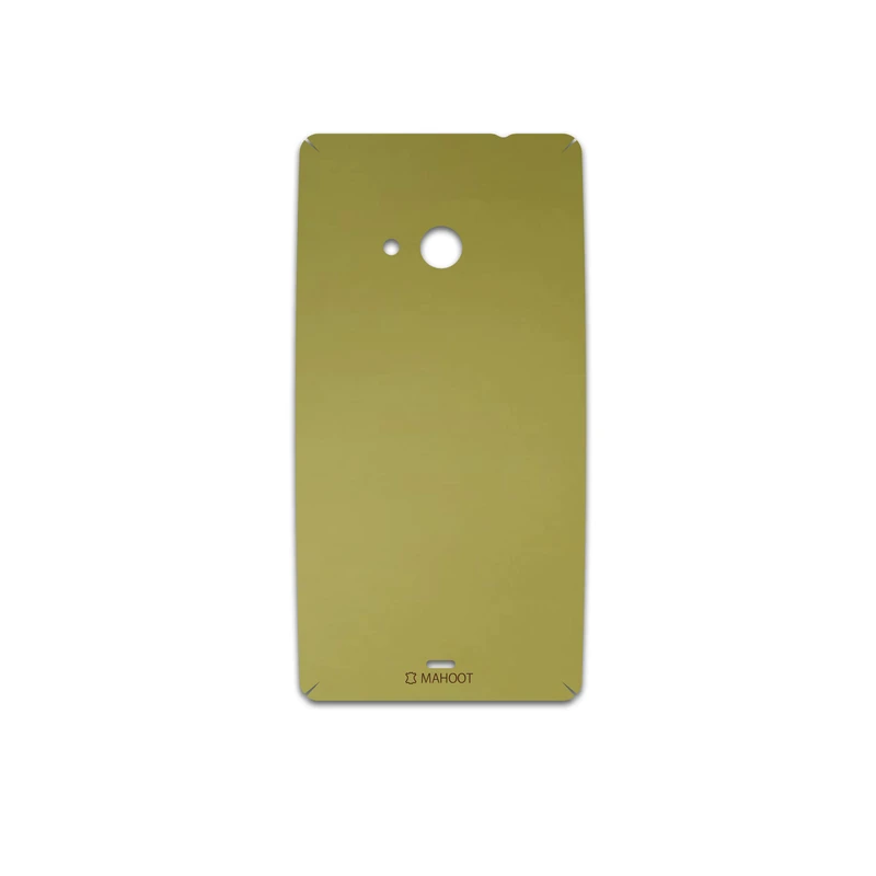 برچسب پوششی ماهوت مدل Matte-Gold مناسب برای گوشی موبایل مایکروسافت Lumia 535