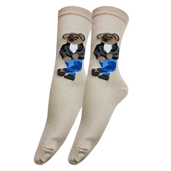 جوراب ساق بلند مردانه تن پوش هنگامه مدل خرس کد T11