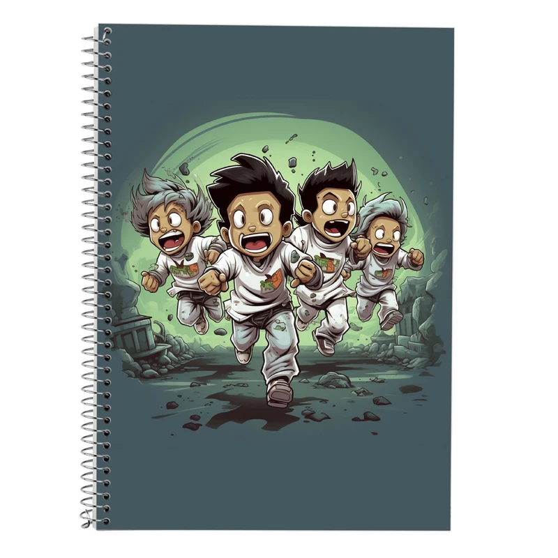 دفتر زبان 50 برگ مدوپد مدل سه خط طرح تایتان Titan کد DF11998