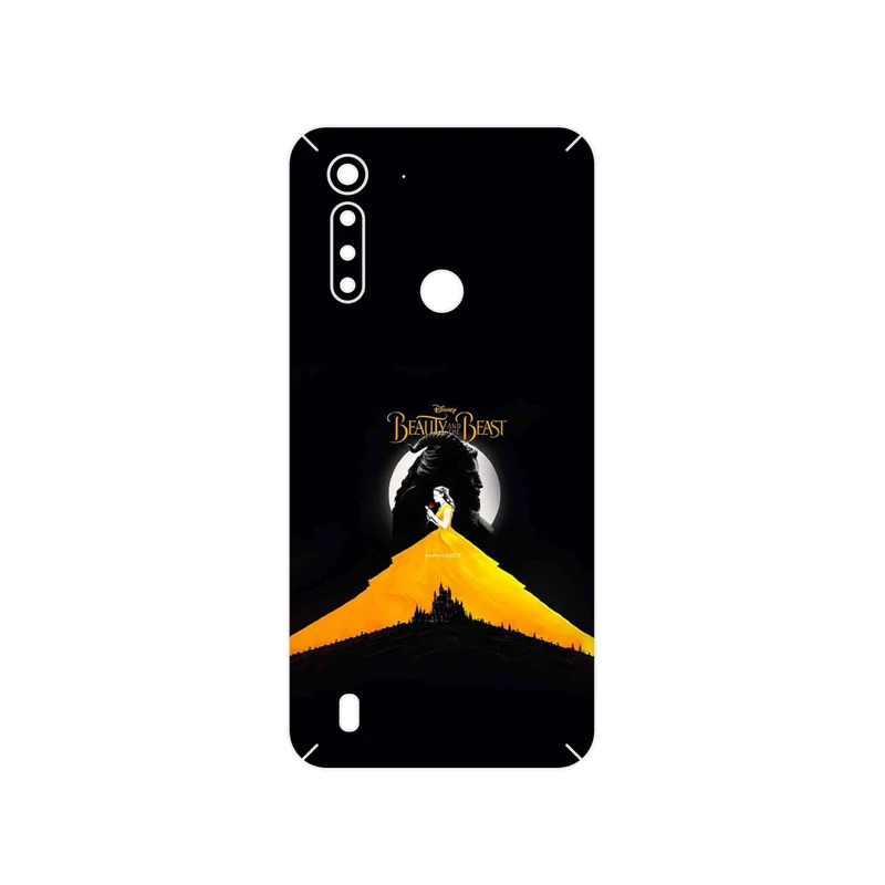 برچسب پوششی ماهوت مدل Beauty and the Beast مناسب برای گوشی موبایل موتورولا Moto G8 Power Lite