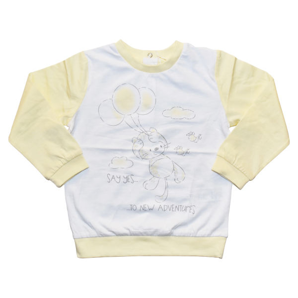 تی شرت آستین بلند نوزادی او وی اس مدل fago