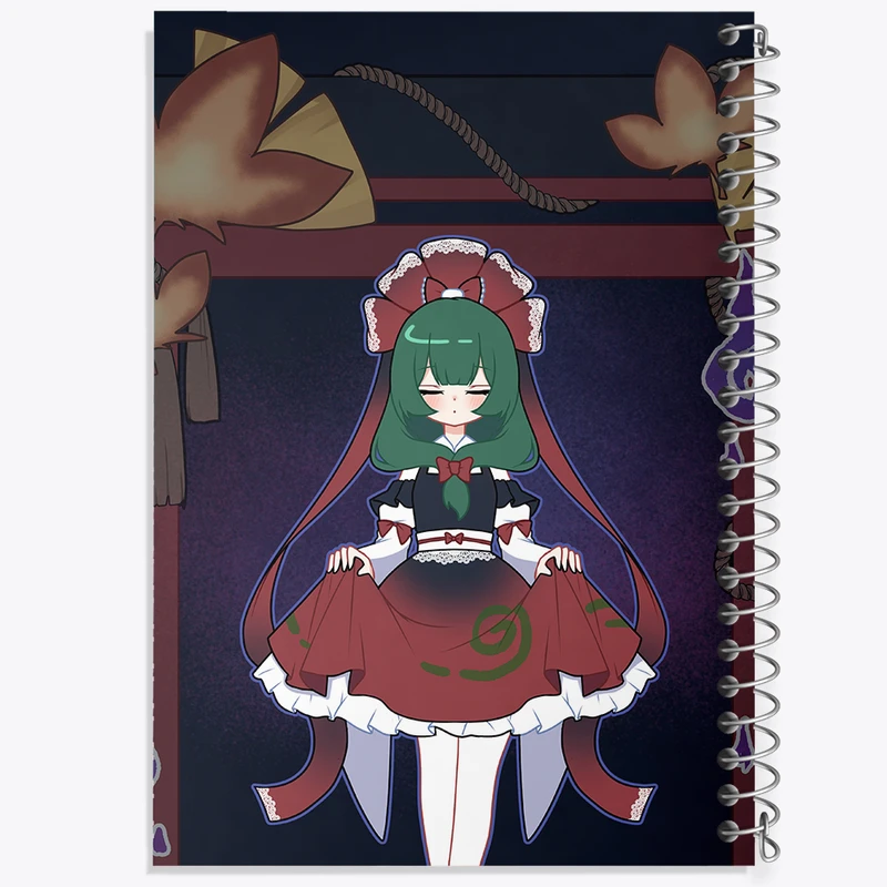 دفتر مشق 50 برگ خندالو طرح بازی توهو (Touhou) کد 35788