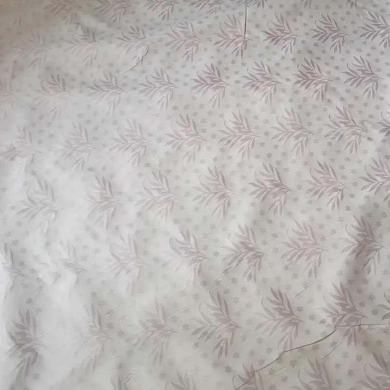 پارچه پرده ای طرح برگ و ستاره کد AS138