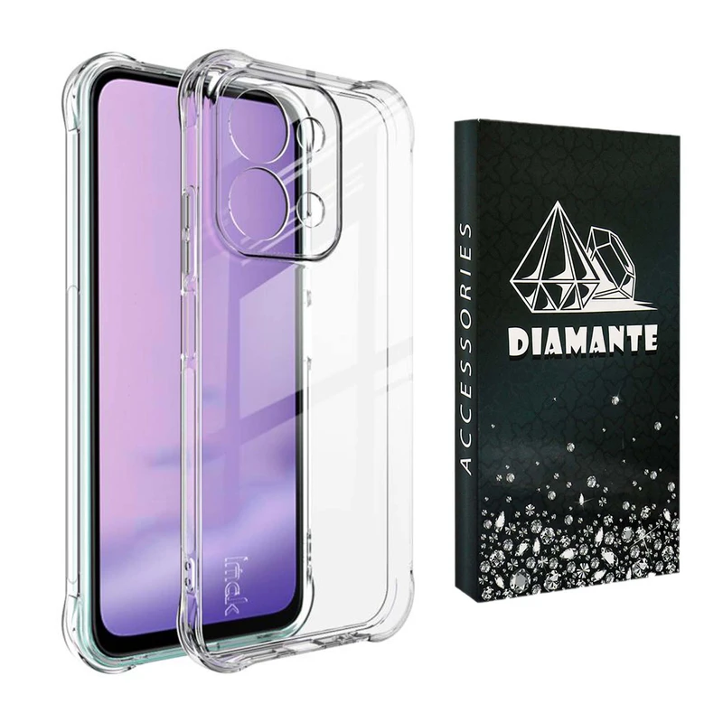 کاور دیامانته مدل Bianco Navy مناسب برای گوشی موبایل شیائومی Redmi 15C