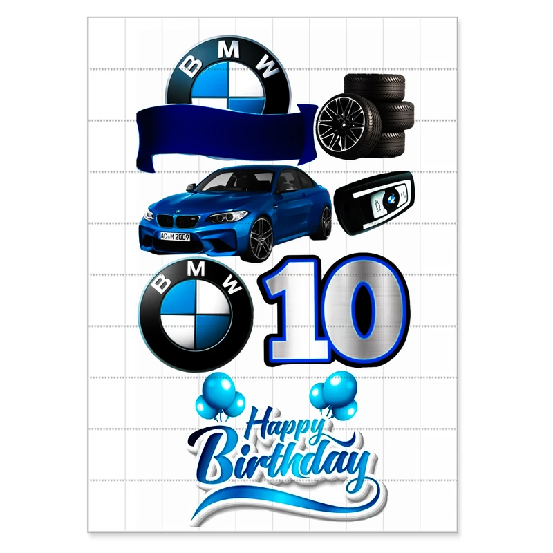 برچسب مدل اسپورت طرح BMW کد 100