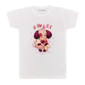 تی شرت بچگانه پرمانه طرح حیوانات بامزه کد pmt.6017