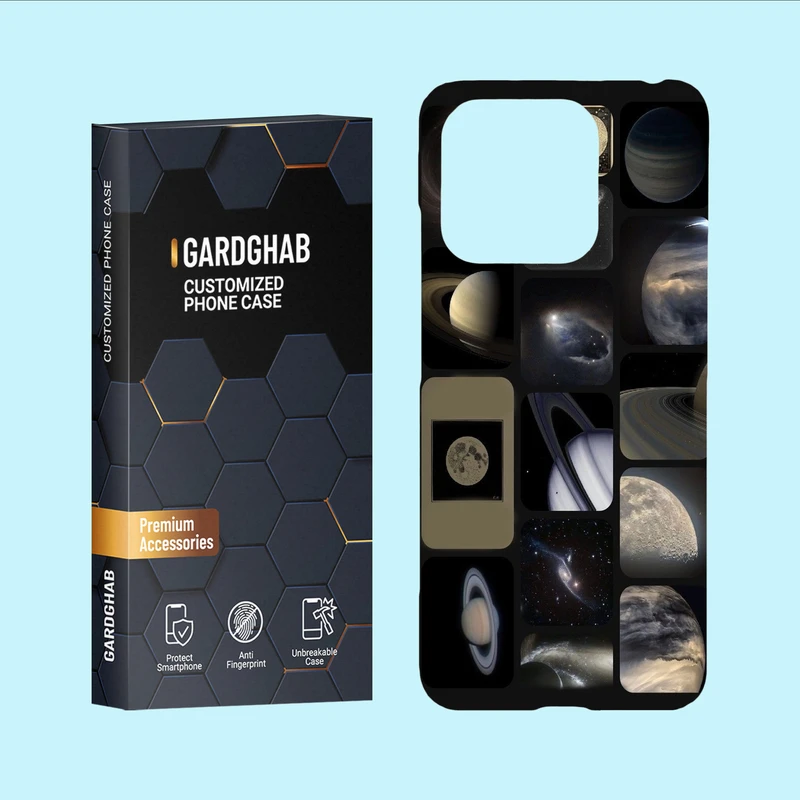 کاور گارد قاب مدل کهکشان مناسب برای گوشی موبایل شیائومی Redmi 12C / Poco C55