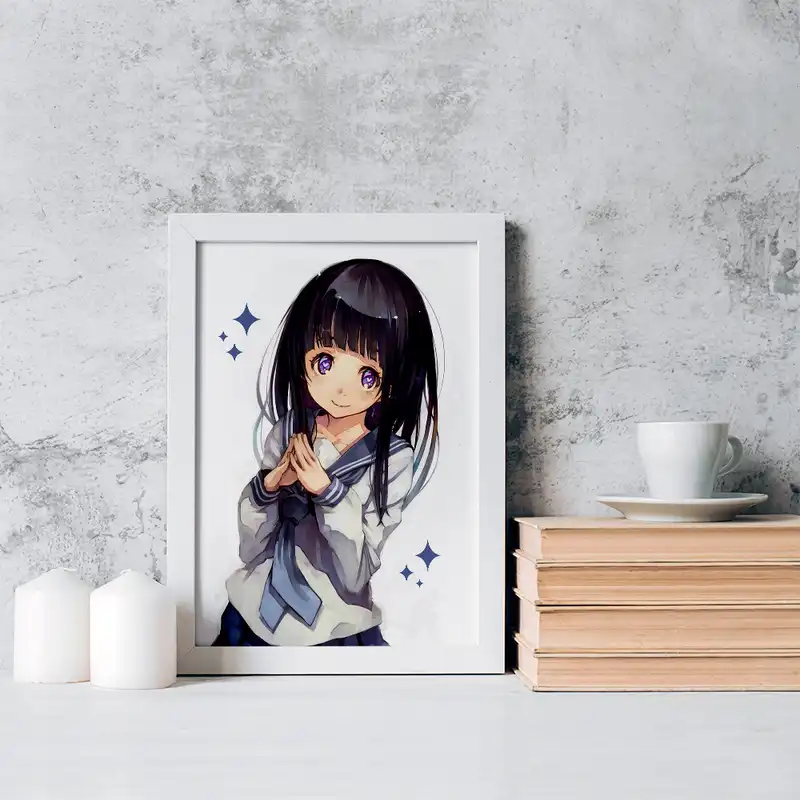 تابلو خندالو مدل چیتاندا انیمه هیوکا Hyouka کد 17047