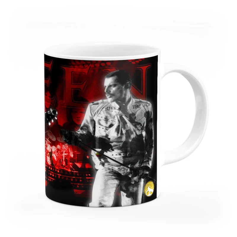 ماگ هومرو طرح فردی مرکوری کویین بند مدل MG9403