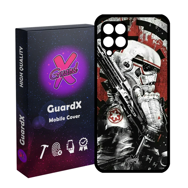 کاور گارد ایکس طرح جنگ ستارگان مدل Glass10494 مناسب برای گوشی موبایل سامسونگ Galaxy M32 4G/M22 4G/F22