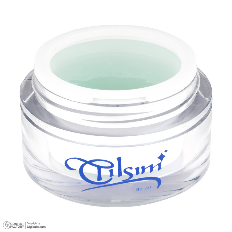 کرم مرطوب‌کننده و آبرسان تیلسیم، مدل Water Gel، مناسب انواع پوست، با عصاره آلوئه‌ورا، حاوی ویتامین‌های E و B، ضدالتهاب و التیام‌بخش، مناسب استفاده در صبح و شب و برای صورت و گردن، حجم 50 میلی‌لیتر