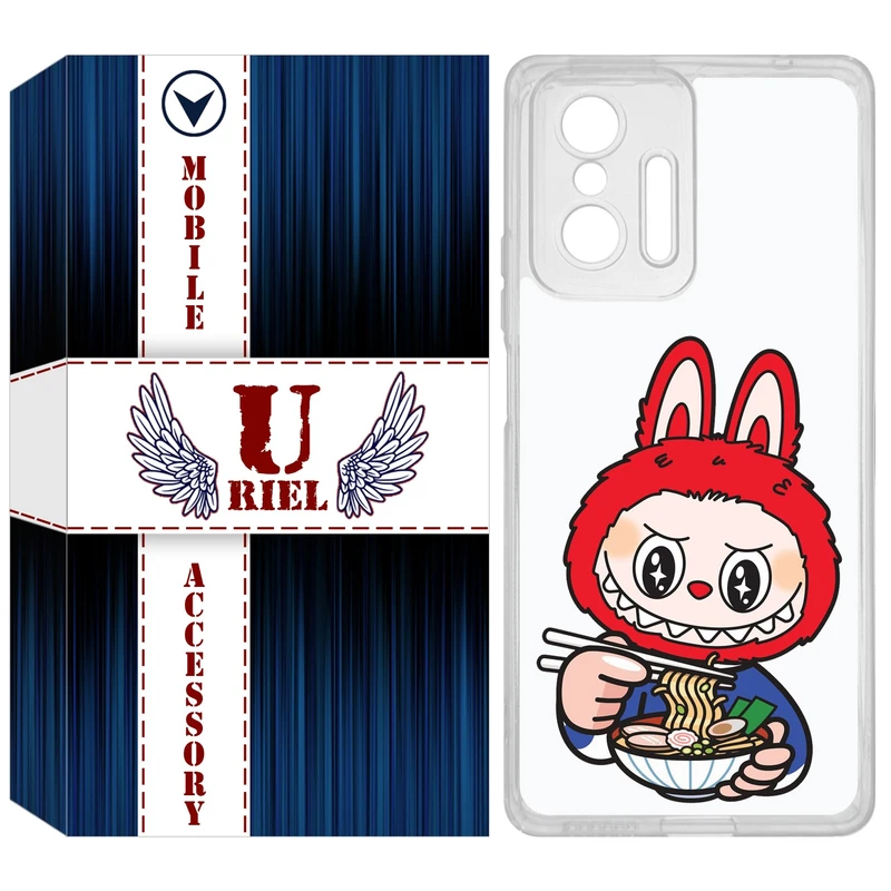 کاور یوریل مدل Clear کد 117 طرح لبوبو مناسب برای گوشی موبایل شیائومی 11T / 11T Pro