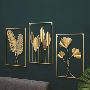 دیوارکوب چ نیک طرح برگ مجموعه 3 عددی