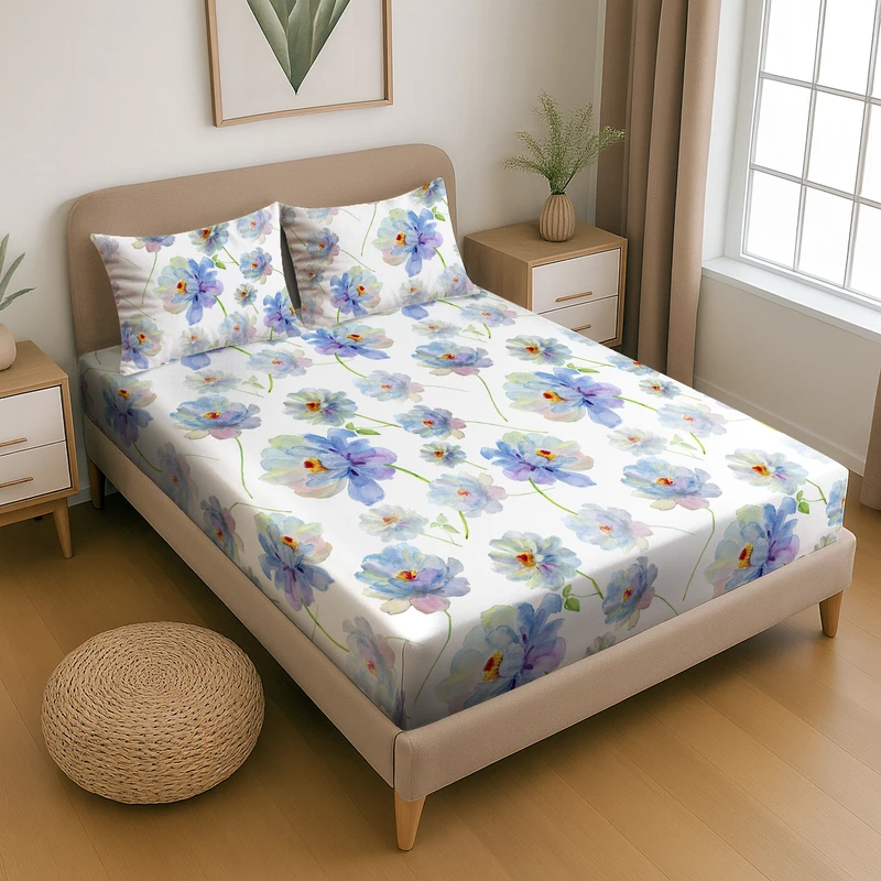 سرویس ملحفه پامیل مدل RH760HQ دو نفره 3 تکه