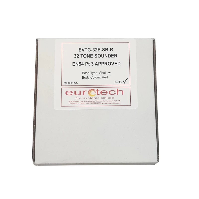 عکس شماره 2 : آژیر اعلام حریق یوروتک مدل evtg-32-sb-r