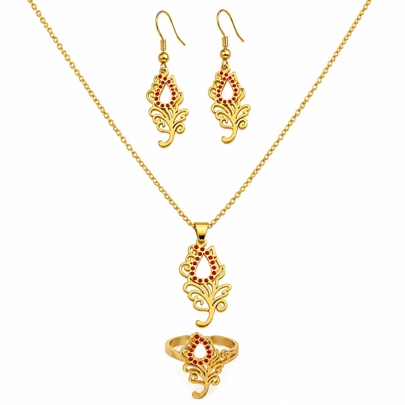 نیم ست زنانه مدل لاله