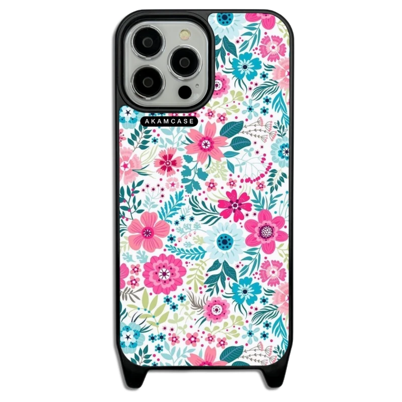 کاور آکام مدل AMCWLA13PROMAX-FLOWERS2 مناسب برای گوشی موبایل اپل iPhone 13 Pro Max