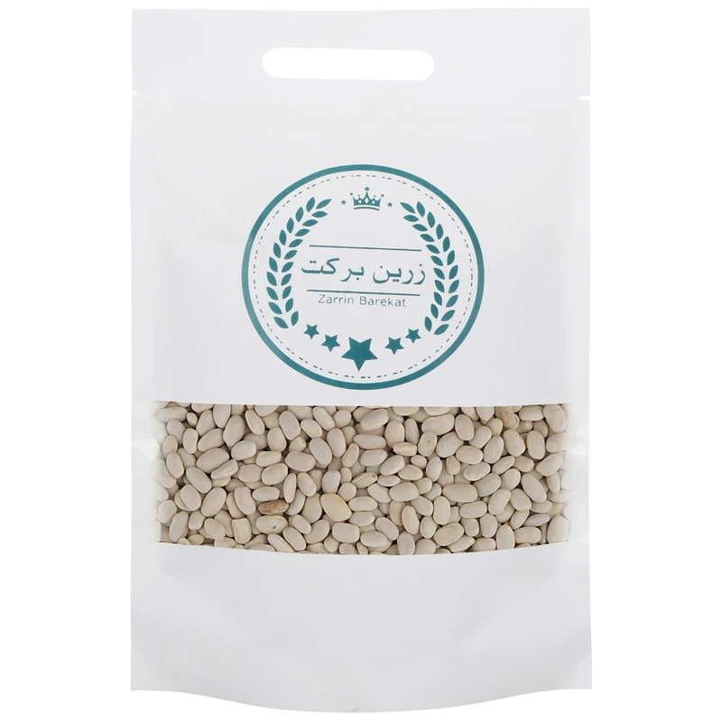 لوبیا سفید دستچین زرین برکت - 2.5 کیلوگرم