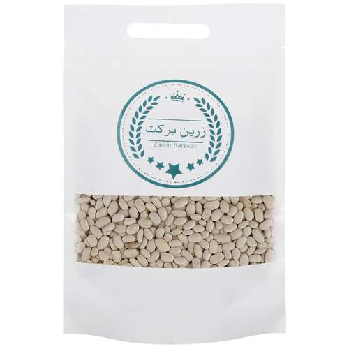   لوبیا سفید دستچین زرین برکت - 500 گرم