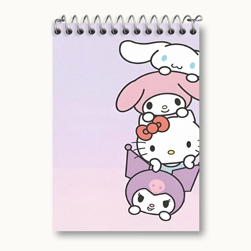 دفتر یادداشت 50 برگ خندالو طرح کرومی (Kuromi) کد N4825