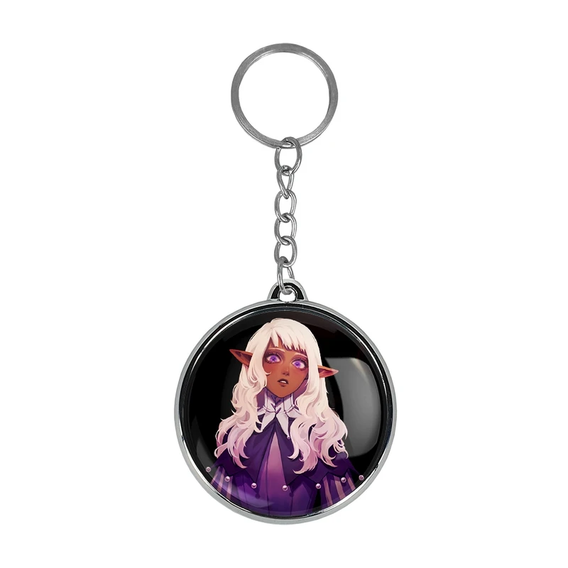 جاکلیدی خندالو طرح ثیستل انیمه خوشمزه در سیاه چال مدل دوطرفه کد 3587635877