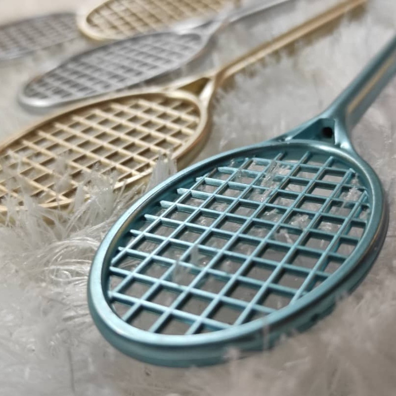 روان نویس مدل راکت تنیس به همراه پاکن